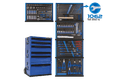 Servante modulable 874516BA + 163 outils plateaux EVAWAVE