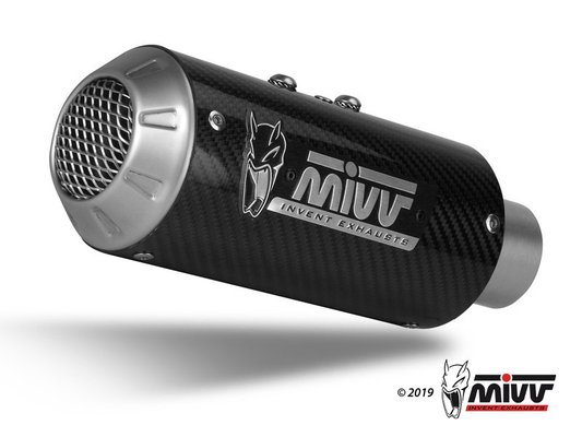 Pièces Quad & Motos - Pièces communes - Silencieux MIVV MK3 Carbon/casquette inox Yamaha R1