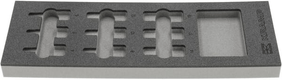 Insert en mousse pour jeu de douilles Hexagone 1/2" 9 pcs