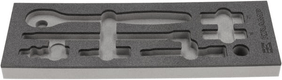 Insert en mousse pour cliquet et accessoires 1/2" 8pcs