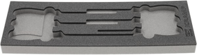Insert en mousse pour jeu de tournevis/Torx 6 pcs