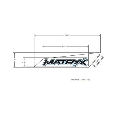 Pièces Quad & Motos - Pièces communes - DECAL-CONSOLE TRIM, MATRYX ,RH Polaris origine