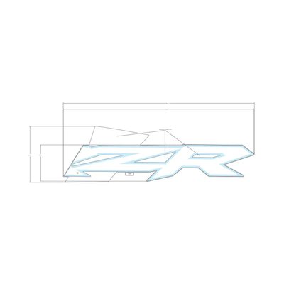 Pièces Quad & Motos - Pièces communes - DECAL-RR.DOOR,MID,RZR,LH Polaris origine