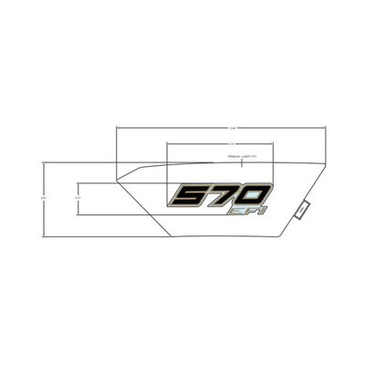 Pièces Quad & Motos - Pièces communes - DECAL-FR.FNDR,SIDE,570,LH Polaris origine