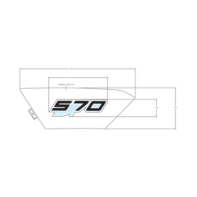 Pièces Quad & Motos - Pièces communes - DECAL-FR.FNDR,SIDE,570,RH Polaris origine