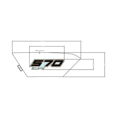 Pièces Quad & Motos - Pièces communes - DECAL-FR.FNDR,SIDE,570,RH Polaris origine
