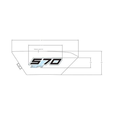 Pièces Quad & Motos - Pièces communes - DECAL-FR.FNDR,SIDE,570,RH Polaris origine