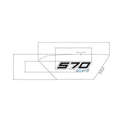 Pièces Quad & Motos - Pièces communes - DECAL-FR.FNDR,SIDE,570,LH Polaris origine