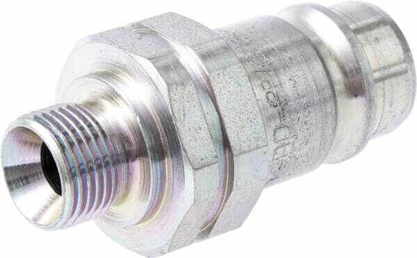 Pièces agricoles - Hydraulique - Coupleur mâle 1/2-3/8" BSP