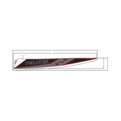 Pièces Quad & Motos - Pièces communes - DECAL-HOOD SIDE, POLARIS ,RH Polaris origine