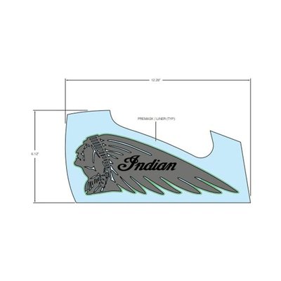 Pièces Quad & Motos - Pièces communes - DECAL-TANK,HDDRSS,WS,LH,SHADOW Polaris origine