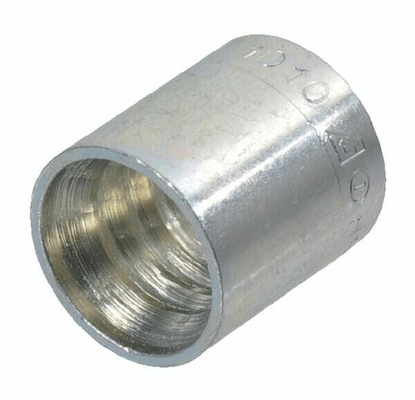 Pièces agricoles - Hydraulique - Jupe à sertir Ø41x46,5mm DN25 acier / zingué Alfagomma