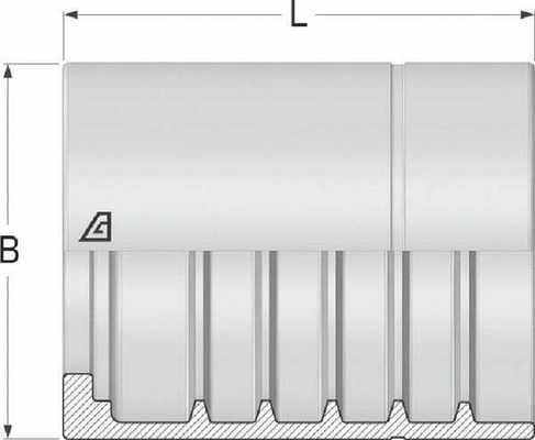 Pièces agricoles - Hydraulique - Douille NS4 DN25