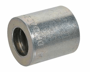 Pièces agricoles - Hydraulique - Jupe à sertir Ø27x29,7mm DN10 acier / zingué Alfagomma