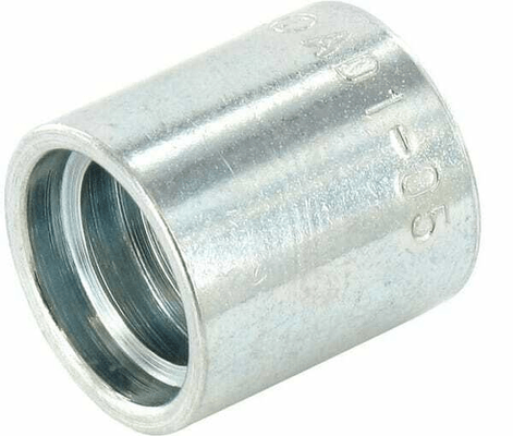Pièces agricoles - Hydraulique - Jupe à sertir Ø23x24,7mm DN8 acier / zingué Alfagomma