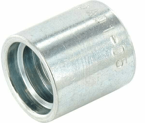 Pièces agricoles - Hydraulique - Jupe à sertir Ø23x24,7mm DN8 acier / zingué Alfagomma