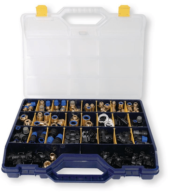 Boulonnerie, quincaillerie - Meubles, rangements - Coffret raccords freins ABC New Line - 100 pcs (par 1)