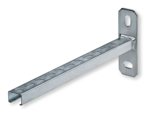 Boulonnerie, quincaillerie - Meubles, rangements - Console de rail 41/41, 630 mm (par 1)