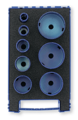 Boulonnerie, quincaillerie - Meubles, rangements - Coffret trépans diamant 20 à 68 mm (par 1)