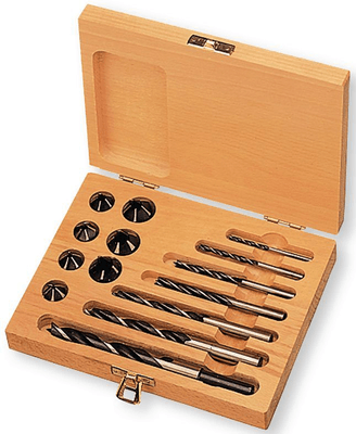 Boulonnerie, quincaillerie - Meubles, rangements - Coffret mèches et fraisoirs 3 - 12mm (par 1)