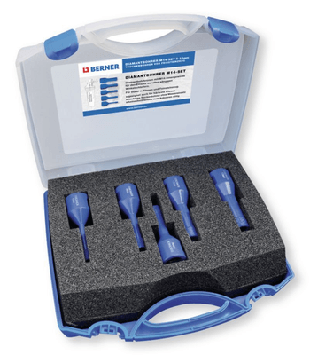 Boulonnerie, quincaillerie - Meubles, rangements - Coffret trépans diamant 6 à 15 mm (par 1)