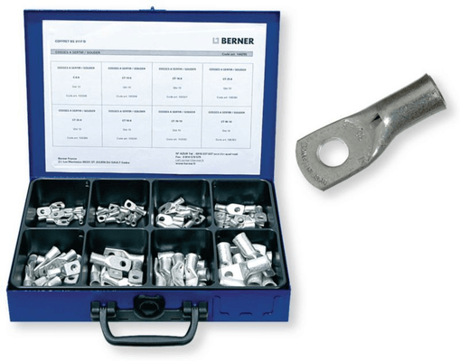 Boulonnerie, quincaillerie - Meubles, rangements - Coffret BS 3117 D cosses sertir CT - 80 pcs (par 1)