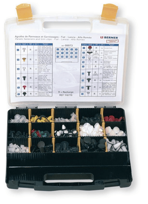 Boulonnerie, quincaillerie - Meubles, rangements - Coffret agrafes Fiat (par 1)