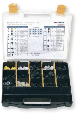 Boulonnerie, quincaillerie - Meubles, rangements - Coffret agrafes Ford (par 1)