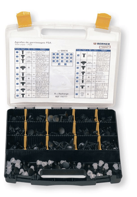 Boulonnerie, quincaillerie - Meubles, rangements - Coffret agrafes de garnissage PSA (par 1)