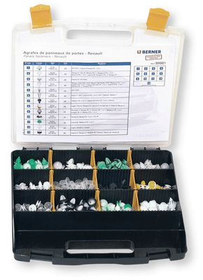 Boulonnerie, quincaillerie - Meubles, rangements - Coffret agrafes de panneaux de portes Renault (par 1)