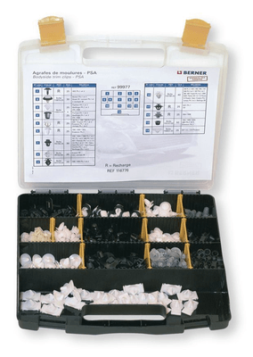 Boulonnerie, quincaillerie - Meubles, rangements - Coffret agrafes de moulure PSA (par 1)