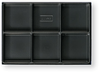 Intérieur thermoformé 6 cases (par 1)