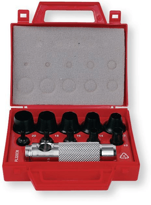 Boulonnerie, quincaillerie - Meubles, rangements - Coffret F 157 découpage joint Ø 3 à 20 mm - 11 pcs (par 1)