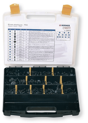 Boulonnerie, quincaillerie - Meubles, rangements - Coffret rivets plastiques PSA (par 1)