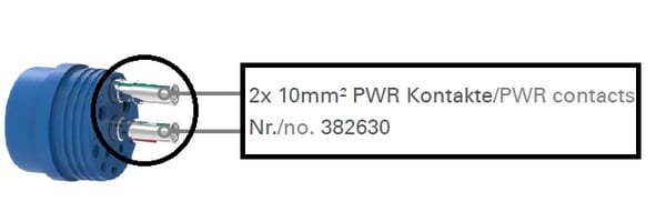 Pièces agricoles - Electricité - Cosse mâle femelle 10mm²