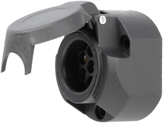 Pièces agricoles - Electricité - Prise de remorque 7 pôles, plastique, 12V, bornes à vis