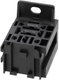 Mini-prise de relais avec support, 5 x 6,3 mm 4 x 2,8 mm, avec prise d'extension