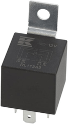 Pièces agricoles - Electricité - Mini relais 12V, normalement ouvert, 40A, avec support