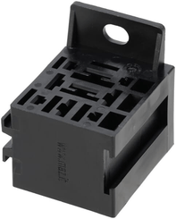 Pièces agricoles - Electricité - Mini-prise de relais avec support, 5 x 6,3 mm 4 x 2,8 mm