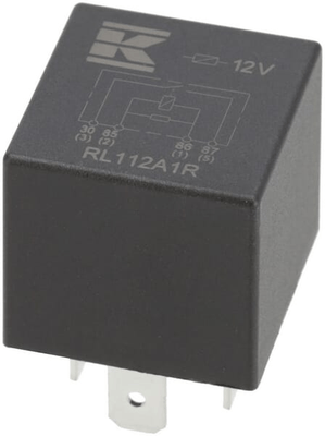 Pièces agricoles - Electricité - Relais 12V, normalement ouvert, 40A, avec résistance, sans support.