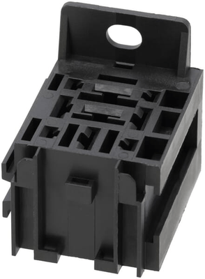Pièces agricoles - Electricité - Mini-prise de relais avec support, 5 x 6,3 mm 4 x 2,8 mm, avec prise d'extension