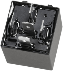 Pièces agricoles - Electricité - Mini relais 24V, inverseur, 30A/40A, avec support