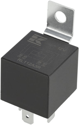 Pièces agricoles - Electricité - Relais 12V, normalement ouvert, 40A, avec résistance, avec support