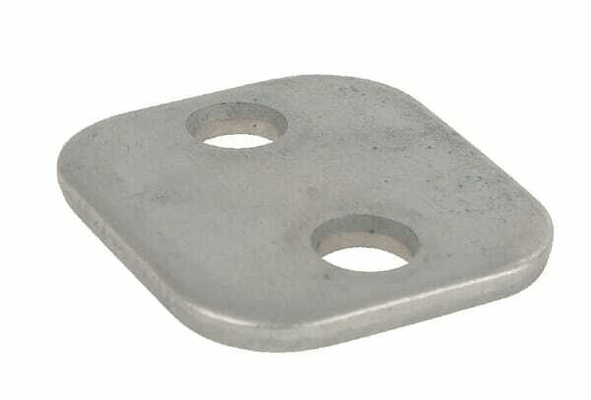Pièces agricoles - Hydraulique - Plaque à souder simple acier A7