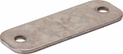 Plaque recouvr. simple inox A6