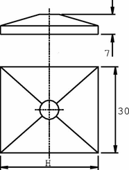 Pièces agricoles - Hydraulique - Couvercle double B2 (1)