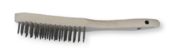 Brosse métallique inox 3 rangées (par 1)