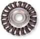 Brosse circulaire tressée à poils torsadés, diamètre 115 H21 (par 1)