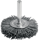 Brosse circulaire poils acier Ø 50 mm tige 6 mm H12mm. (par 1)