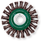 Brosse circulaire fils tressés inox 125 mm (par 1)
